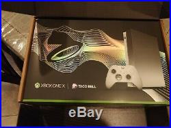 Xbox one x 1tb Taco Bell Platinum with Elite controller