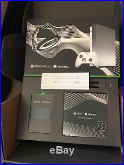 Xbox one x platinum Taco Bell addition with elite remote control and bundle